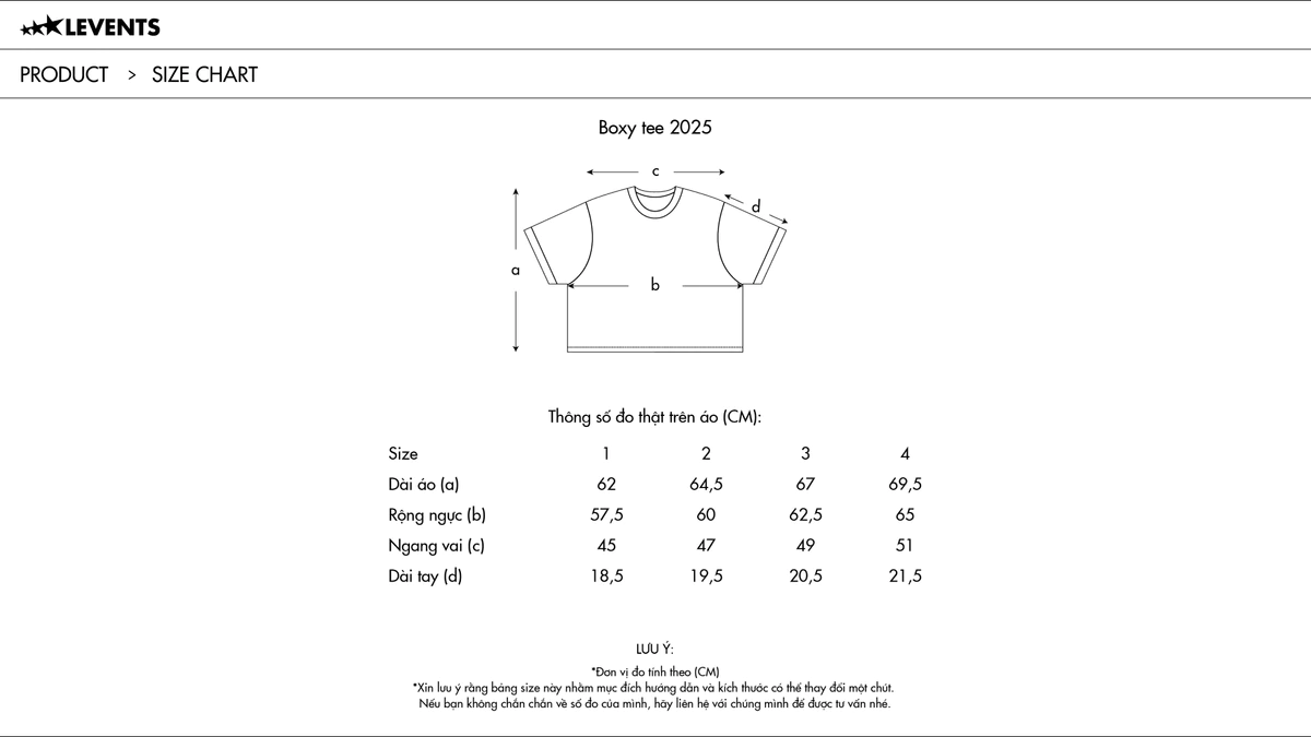 Áo Thun Trơn Levents Blank Boxy Tee 100% Cotton T-shirt
