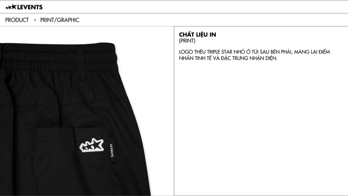 Quần Dài Dù Levents Sporty Nylon Cargo Pants