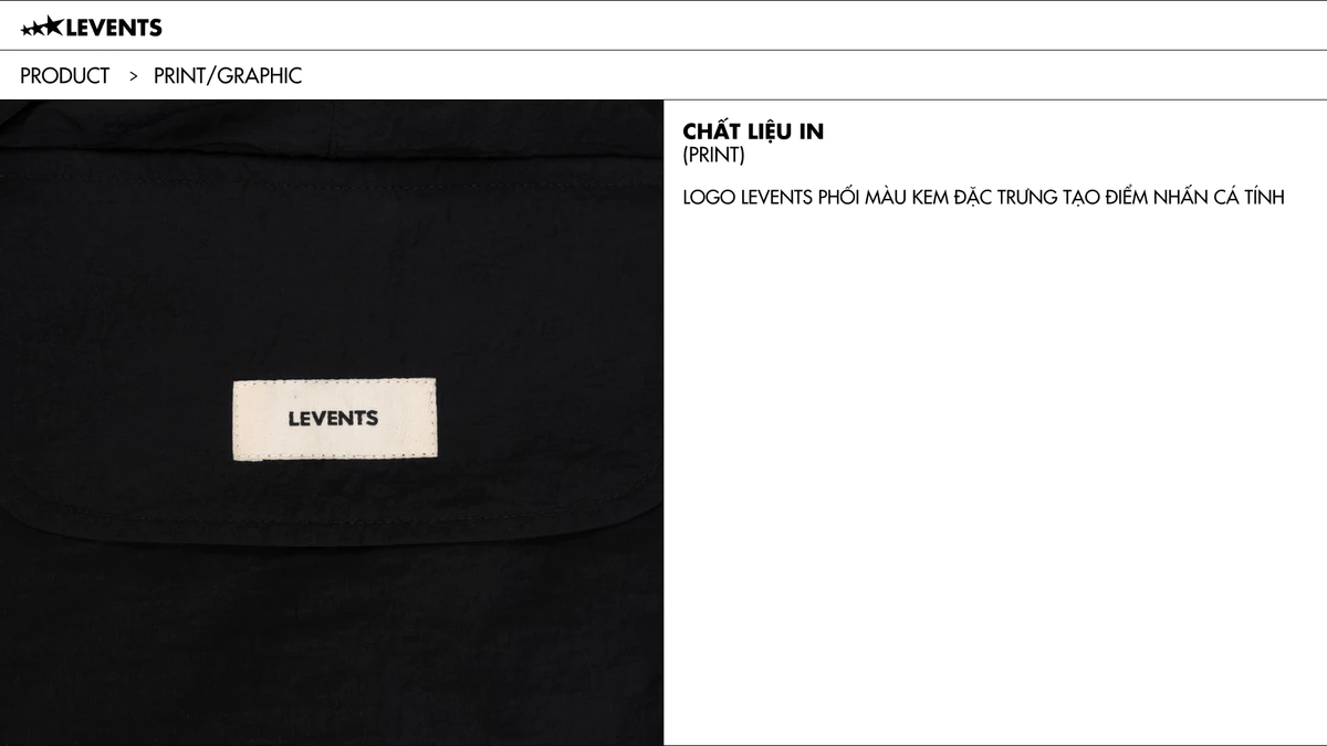 Quần Đùi Dù Levents Nylon Cargo Short