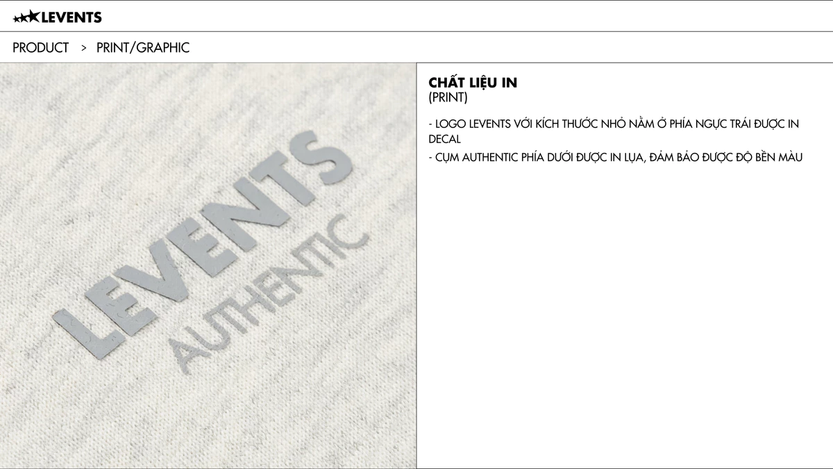 Áo Polo Levents Classic Semi-Oversized 100% Cotton