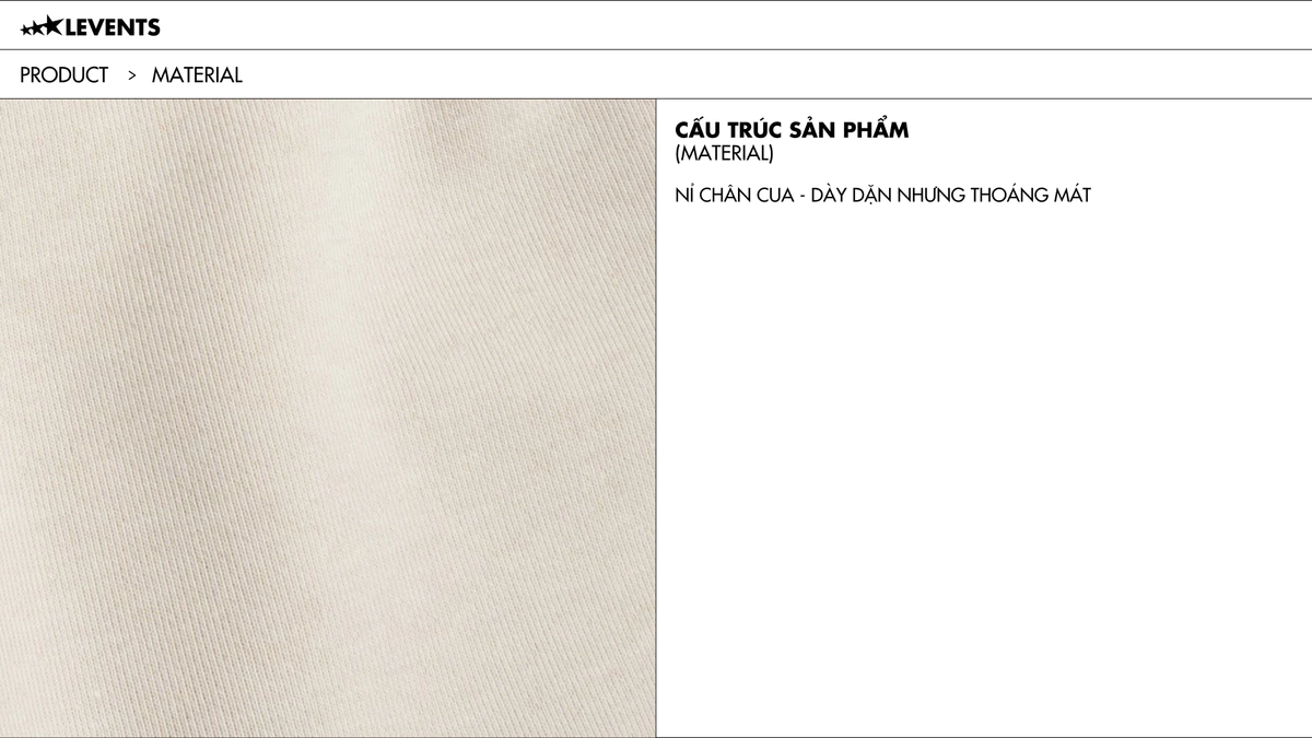 Quần Đùi Levents Classic Shortpants Nỉ Chân Cua