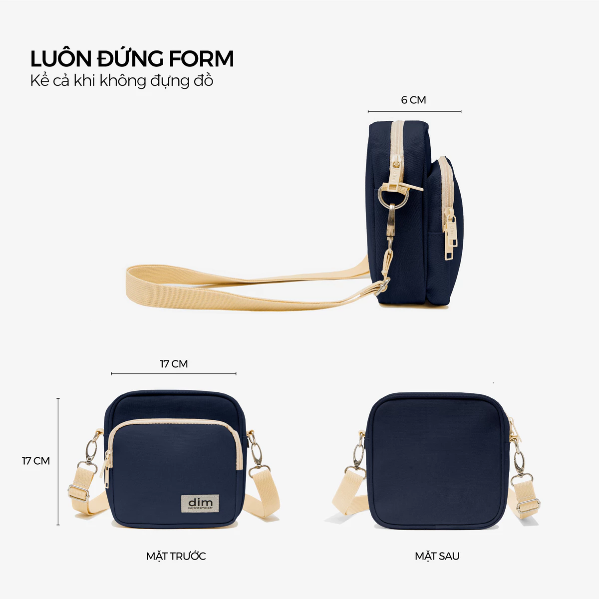 Túi đeo chéo DIM Daily Bag