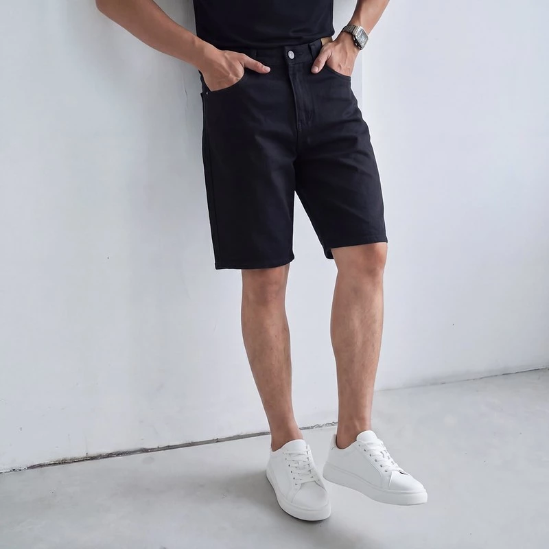 Quần Short khaki CARGO KHAKI TORANO giả Jean in lót túi đứng phom, thấm hút tốt FSBK014