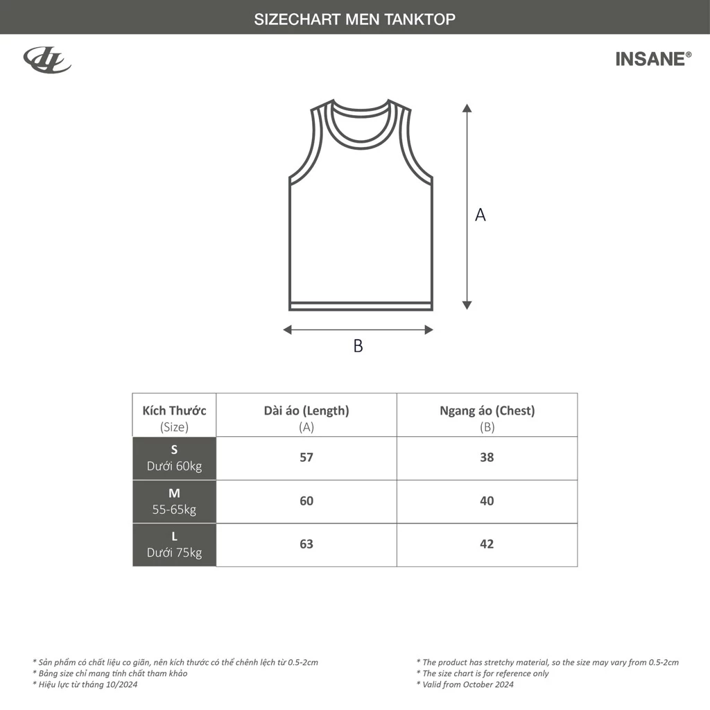 Áo Thun Ba Lỗ InsaneClo SIGNATURE TANKTOP Form SlimFit Unisex Chất Liệu Rib Cotton 100%