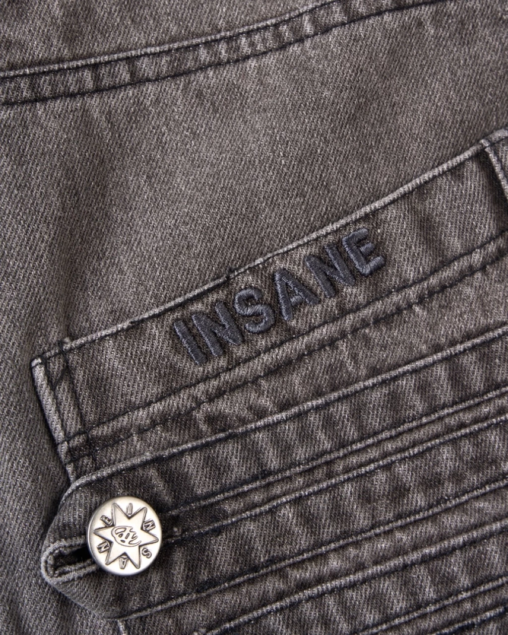 Quần Dài Denim InsaneClo ROYAL PANTS Form Baggy Unisex Chất Liệu Denim