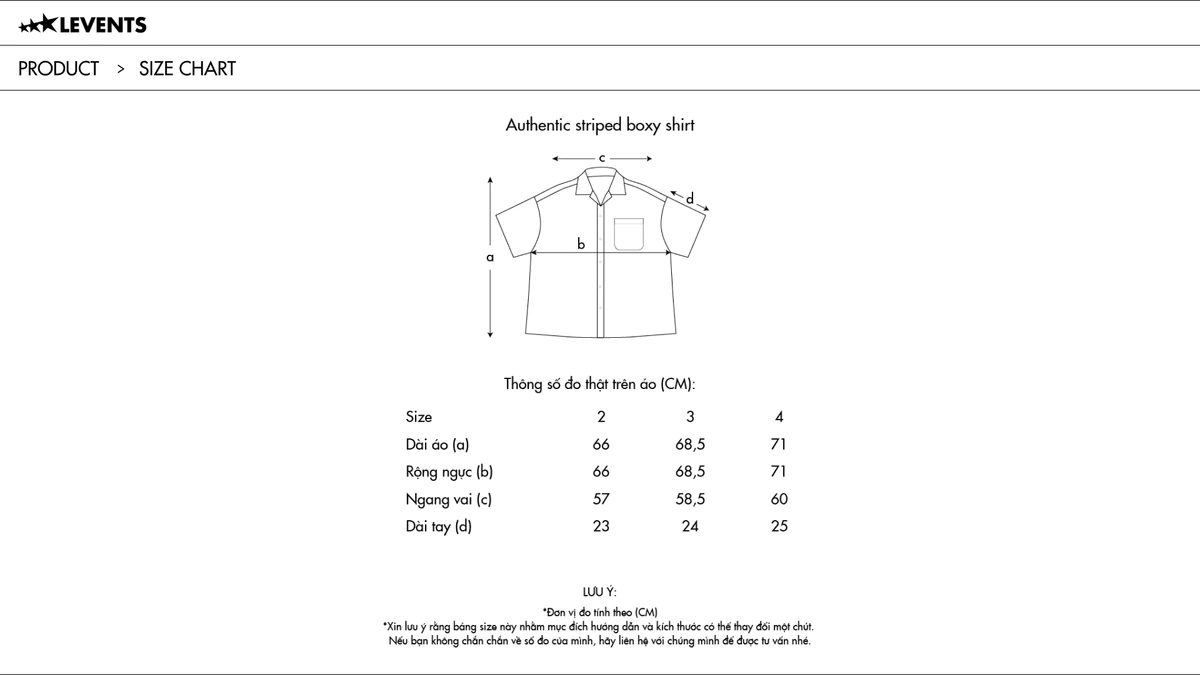 Áo Sơ Mi Levents Authentic Striped Boxy Poplin Shirt