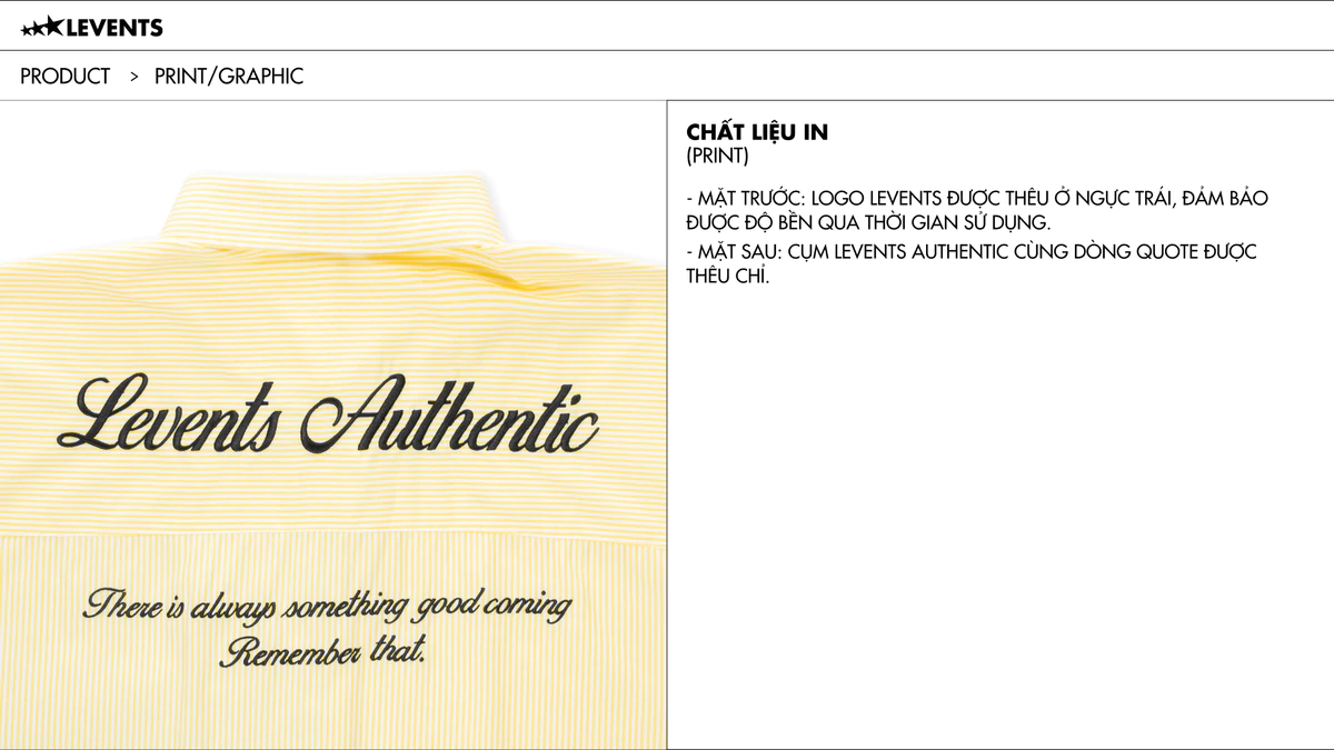 Áo Sơ Mi Levents Authentic Striped Boxy Poplin Shirt