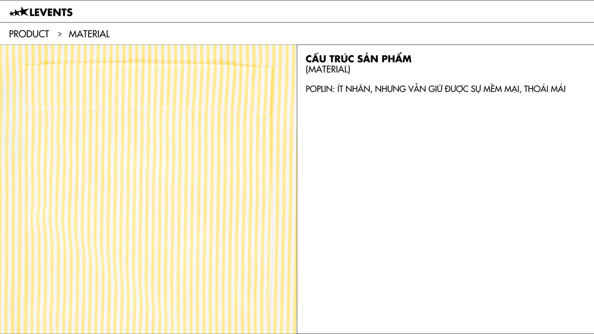 Áo Sơ Mi Levents Authentic Striped Boxy Poplin Shirt