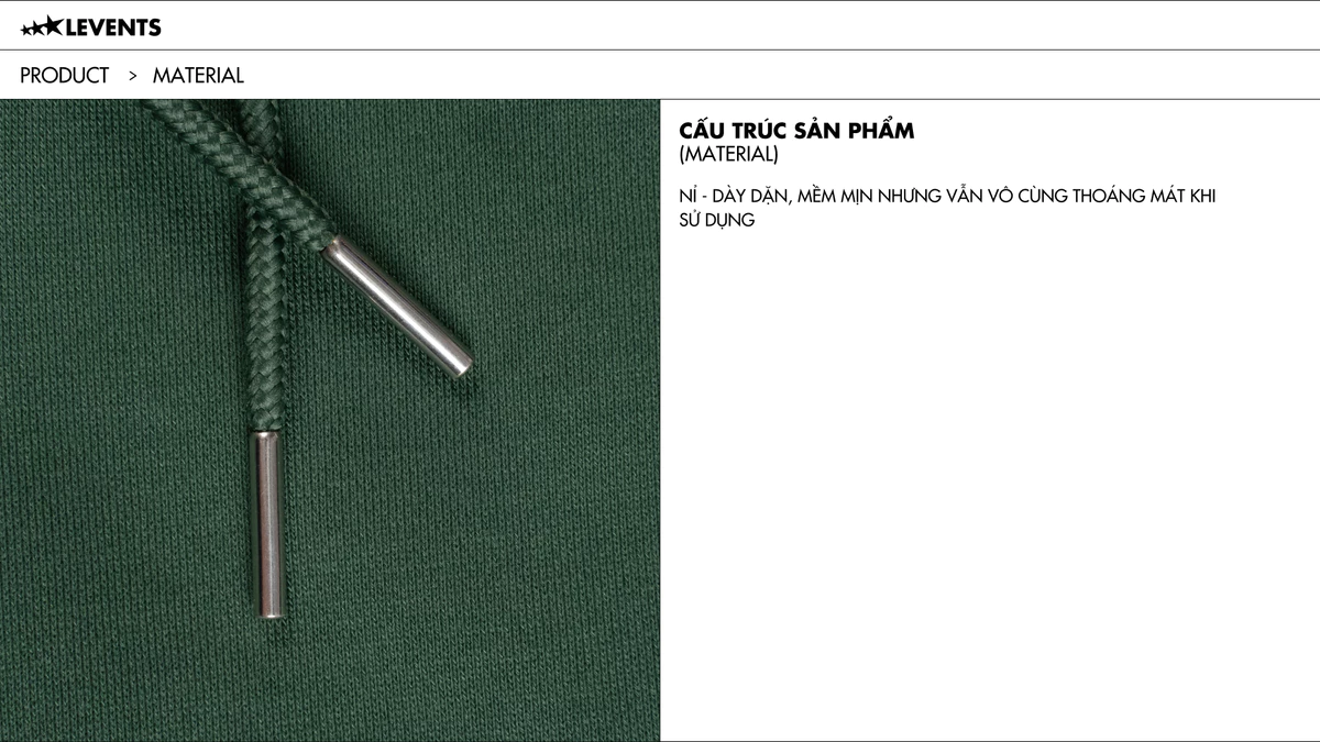 Quần Đùi Levents Cargo ShortPants/ Dark Green Nỉ Dày Dặn