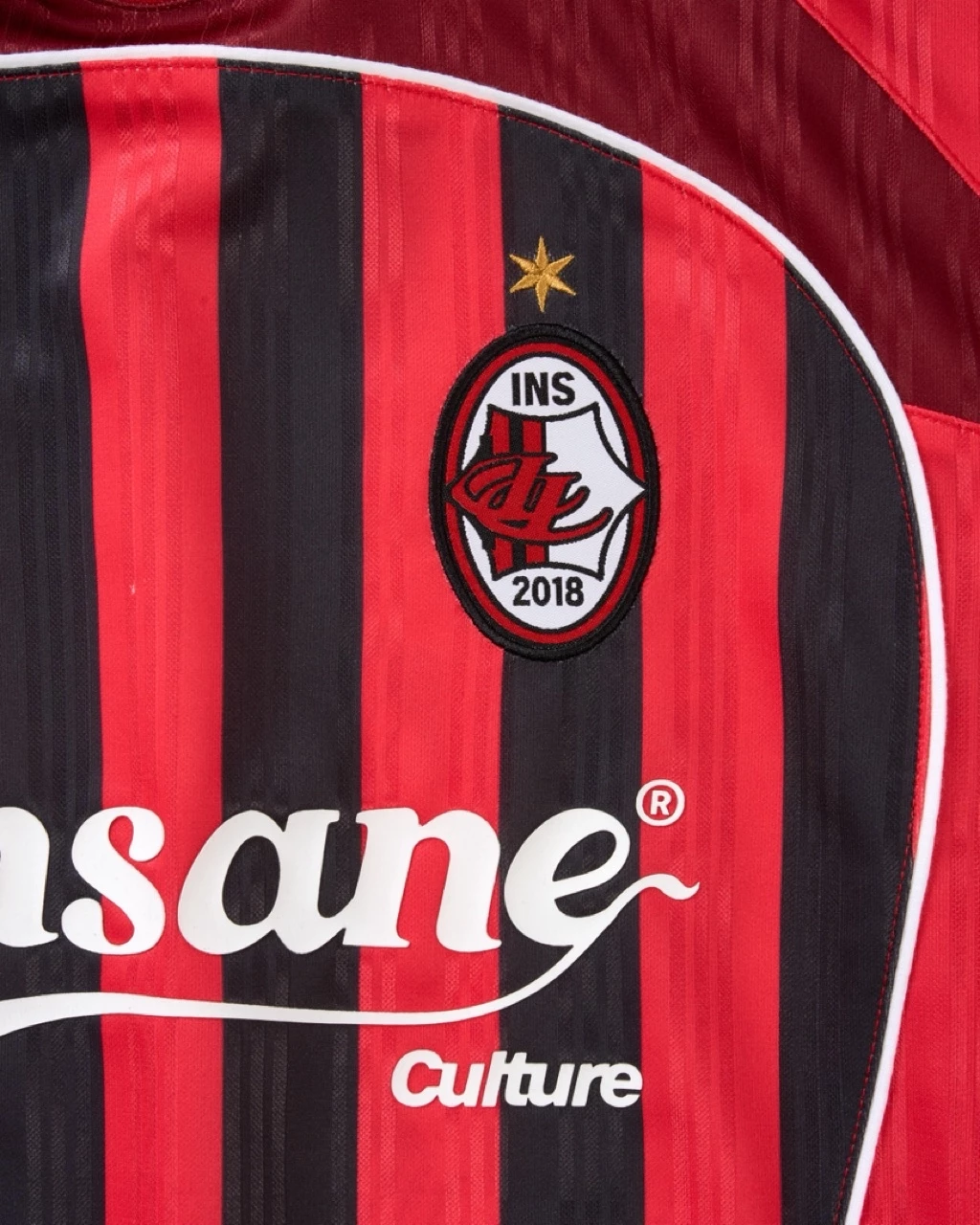 Áo Thun Thể Thao InsaneClo REDLINE STRIPE JERSEY Form Oversized Unisex Chất Liệu Polyester Nhập Khẩu