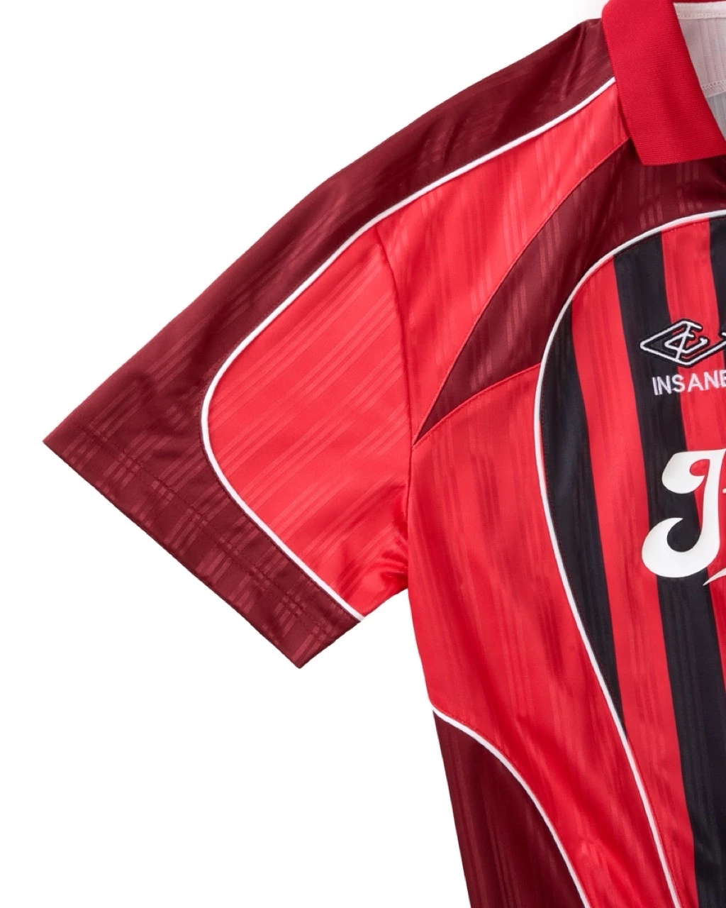 Áo Thun Thể Thao InsaneClo REDLINE STRIPE JERSEY Form Oversized Unisex Chất Liệu Polyester Nhập Khẩu