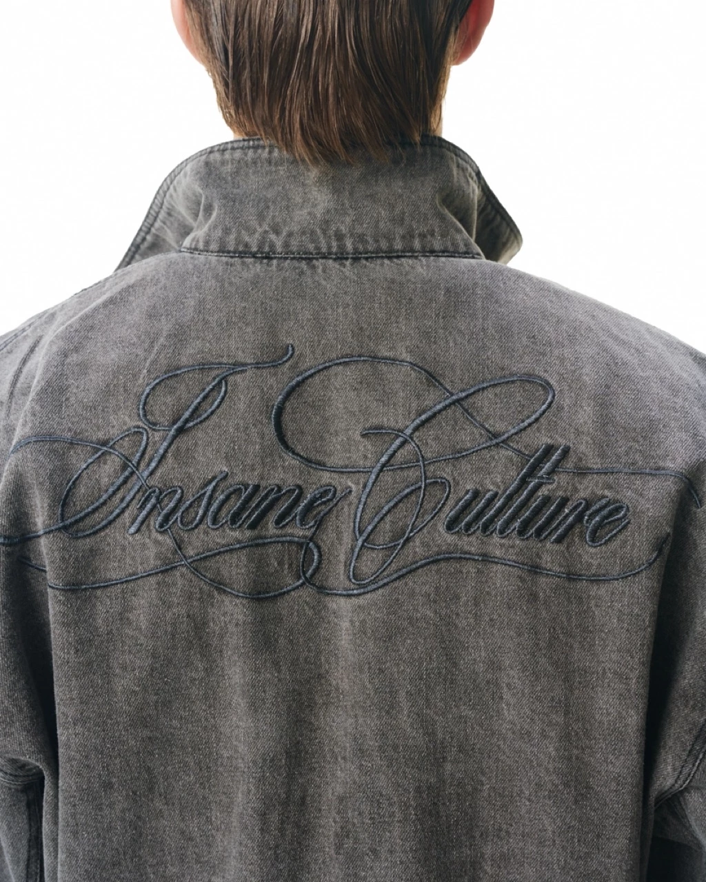 Áo Khoác Denim InsaneClo ROYAL JACKET Form Boxy Unisex Chất Liệu Denim