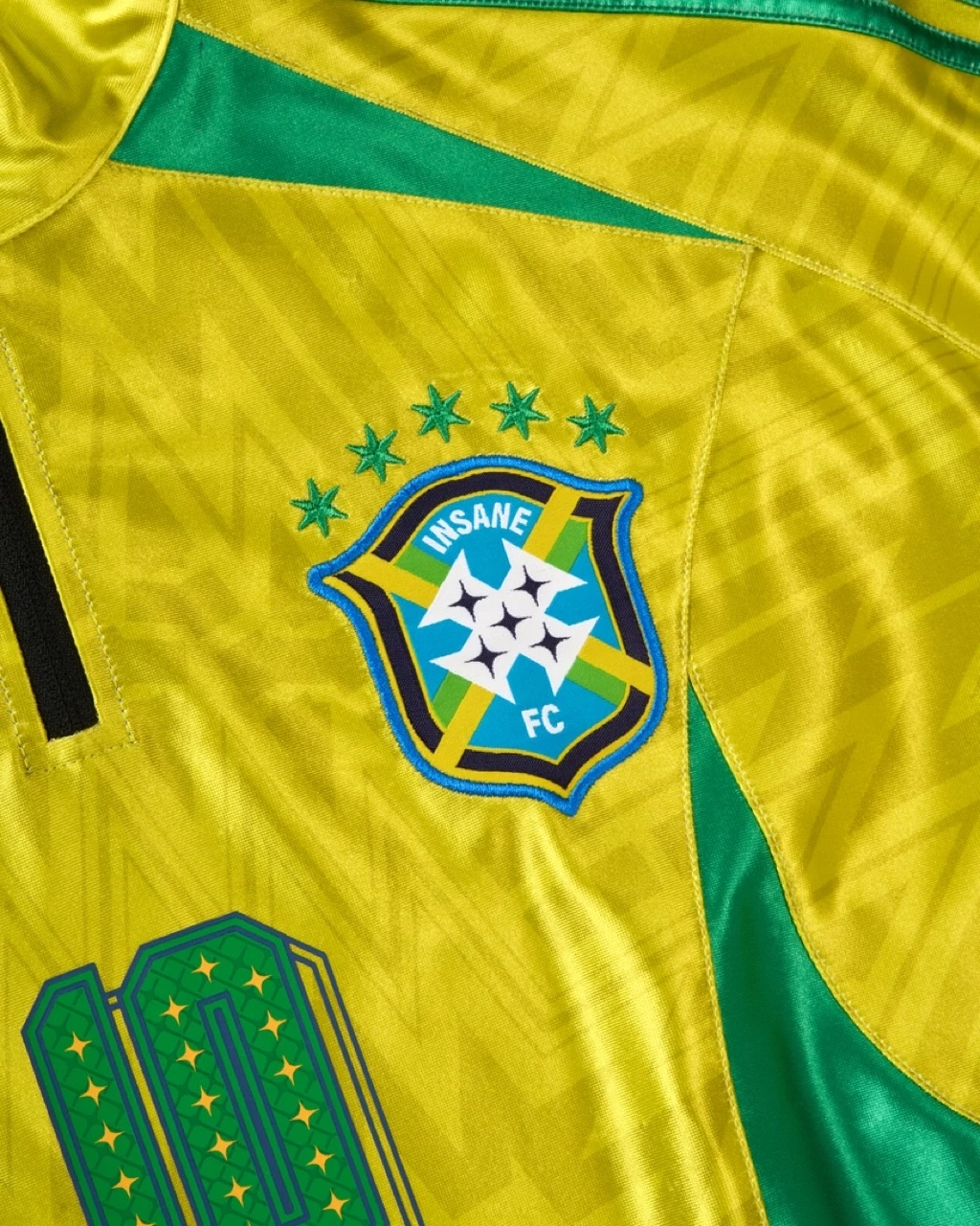 Áo Thun Thể Thao InsaneClo SAMBA JERSEY Form Oversized Unisex Chất Liệu Polyester Nhập Khẩu