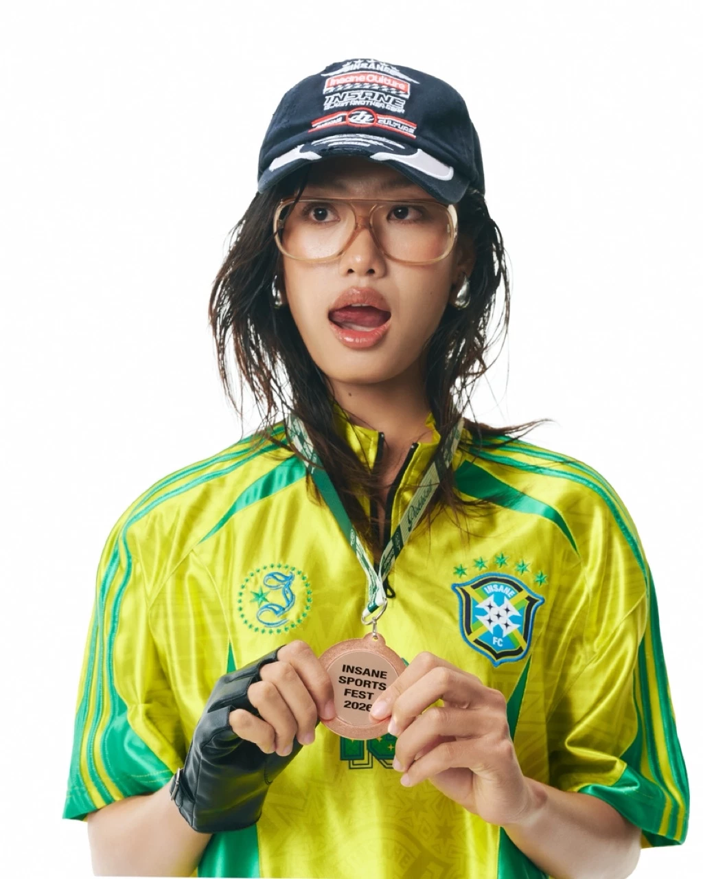 Áo Thun Thể Thao InsaneClo SAMBA JERSEY Form Oversized Unisex Chất Liệu Polyester Nhập Khẩu