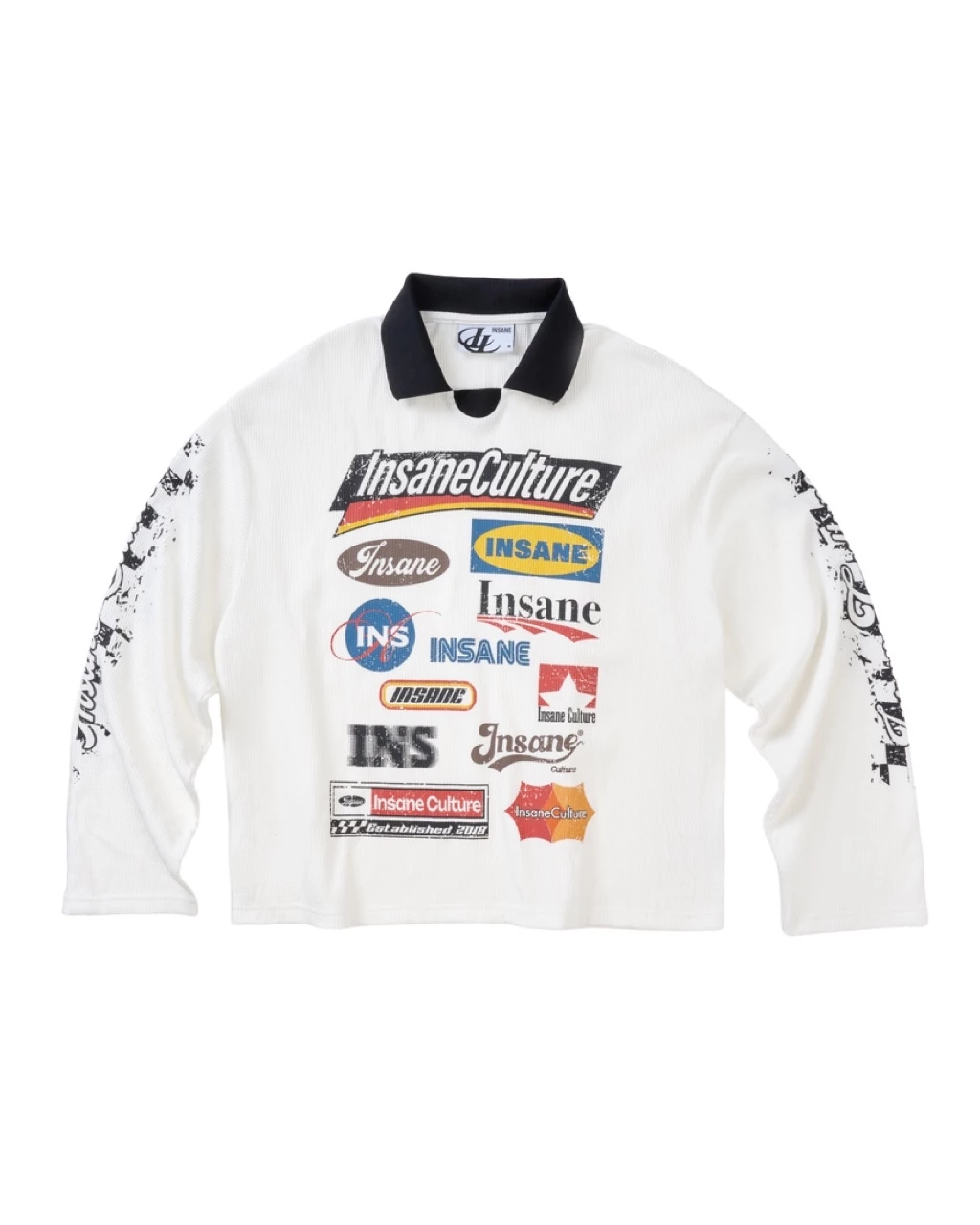 Áo Thun Dài Tay InsaneClo SPONSOR LONGSLEEVE Form Oversized Unisex Chất Liệu Waffle Nhập Khẩu