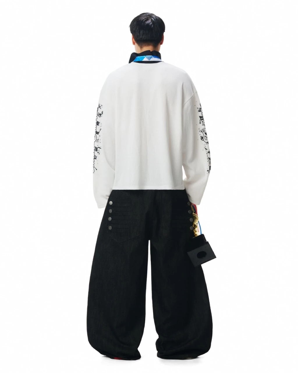 Áo Thun Dài Tay InsaneClo SPONSOR LONGSLEEVE Form Oversized Unisex Chất Liệu Waffle Nhập Khẩu