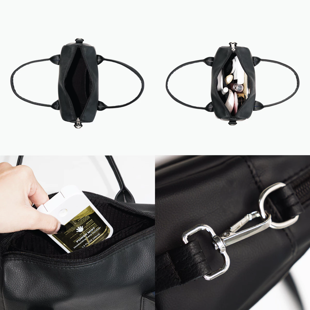 Túi Xách Đeo Chéo Màu Đen SCARAB ARIEN CORE BAG Thời Trang Nam Nữ Đựng Vừa Điện Thoại, Ví Tiền, Đồ Trang Điểm