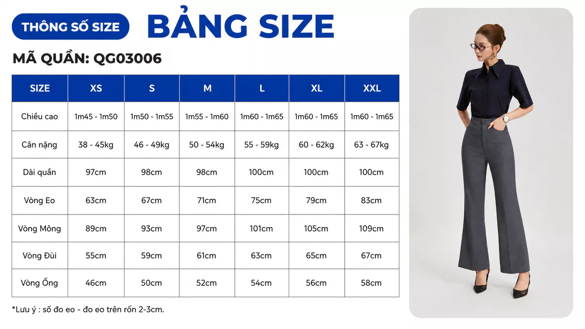 Quần Tây Nữ GUMAC Ống Loe Lưng Cao Cạp Cao Kaki Nhật Đứng Form Cạp Cao Túi Xéo Thời Trang QG03006