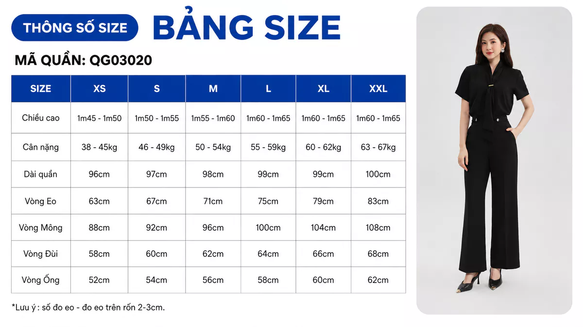 Quần Tây Nữ GUMAC Form Ống Thẳng 28cm Tôn Dáng Lưng Cao Phối Nút Kim Loại Thanh Lịch QG03020