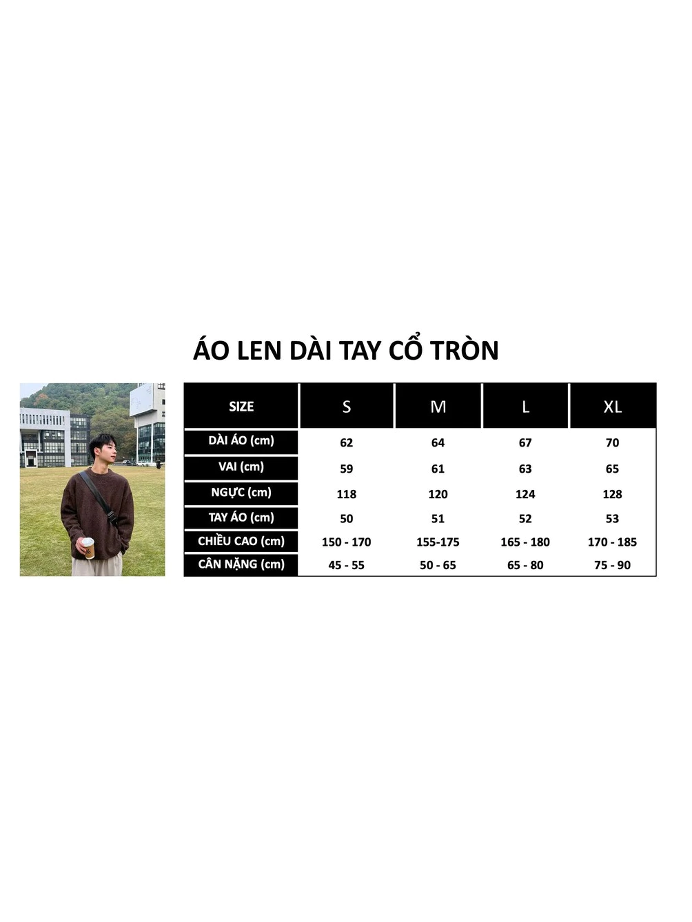 Áo Len Sợi Dệt 𝐂𝐎𝐎𝐋𝐂𝐑𝐄𝐖 Cổ Tròn Dày Dặn Ấm Áp Mùa Đông ALD 02 ALD060