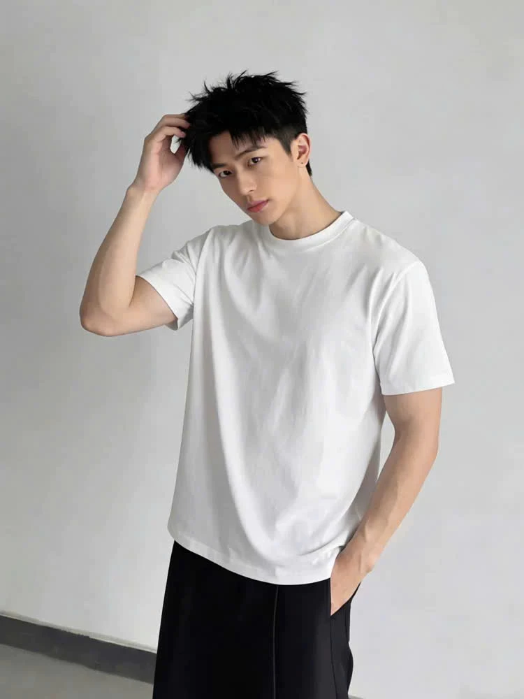 Áo Thun Slimfit Tôn Dáng 𝐂𝐎𝐎𝐋𝐂𝐑𝐄𝐖 Chất Cotton Em Bé Mềm Mịn Co Giãn Phong Cách Thể Thao Năng Động ATN054