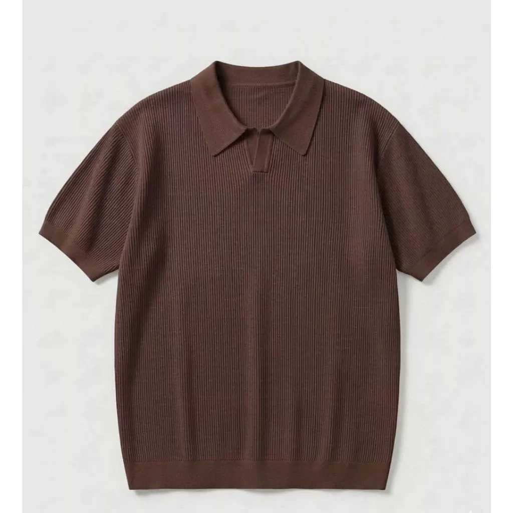Áo Polo Len Xếp Ly 𝐂𝐎𝐎𝐋𝐂𝐑𝐄𝐖 Tay Ngắn Form Regular Fit Cao Cấp Mát Nhẹ Phong Cách Hàn Quốc ALH04 APN096