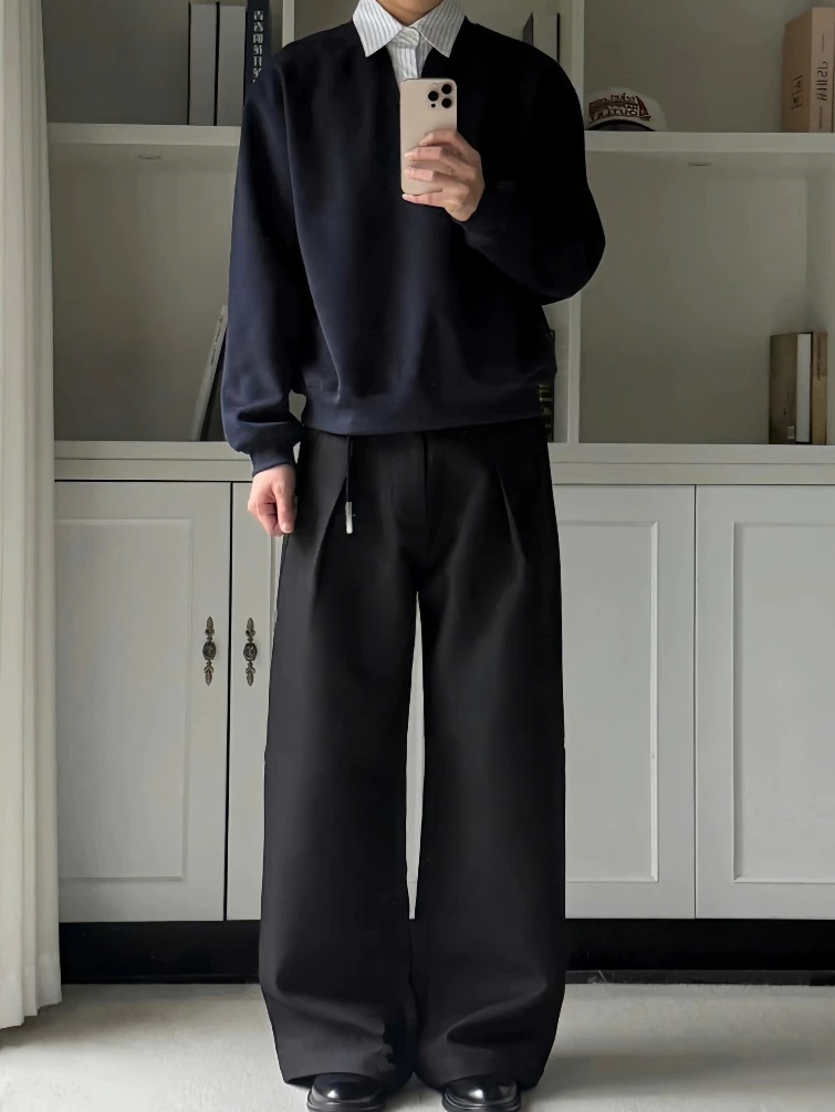 Áo Sweater Nỉ Phối Cổ Sơ Mi 𝐂𝐎𝐎𝐋𝐂𝐑𝐄𝐖 Unisex Nam Nữ Form Rộng Phong Cách Thời Trang Hàn Quốc ASW072