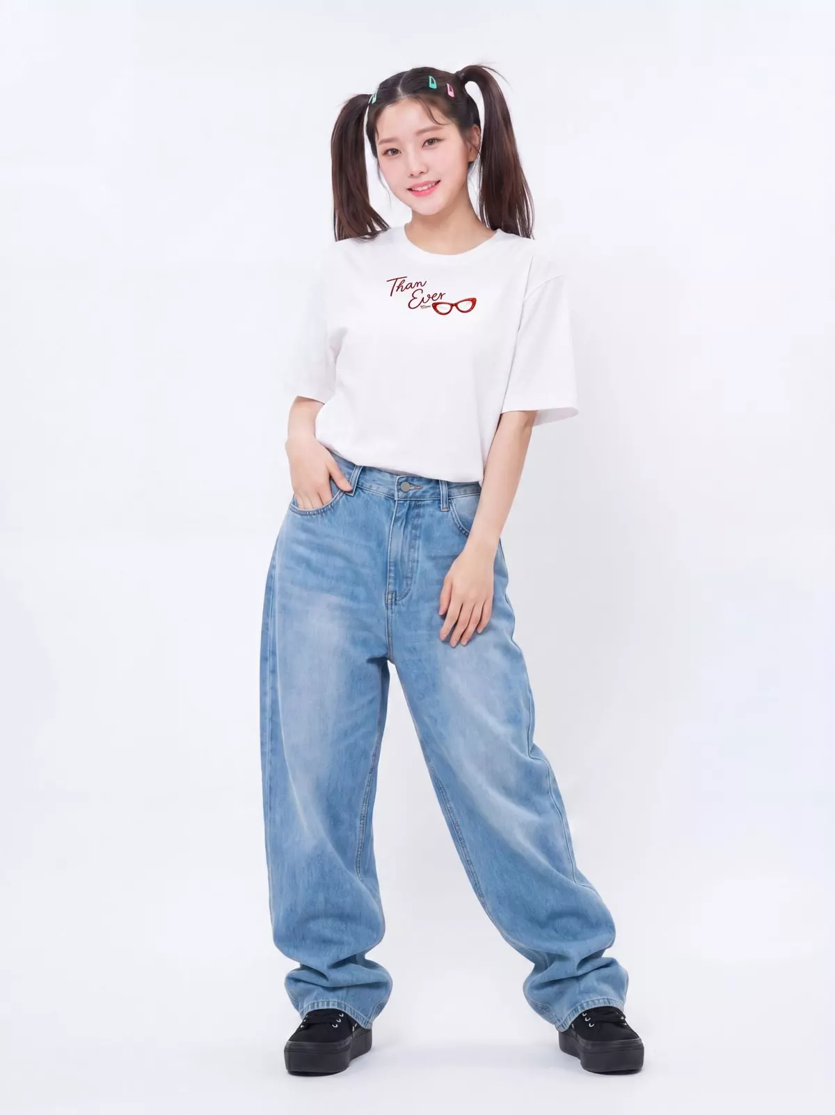 Áo Thun Boxy Fit Graphic Lucky And Fun LIMEORANGE LU26101113