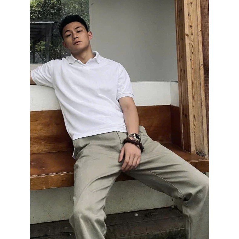 Áo Thun Polo Cổ Cúc 𝐂𝐎𝐎𝐋𝐂𝐑𝐄𝐖 Vải Cotton Cao Cấp Co Giãn 2 Chiều Unisex Thời Trang Thu Hè APN021