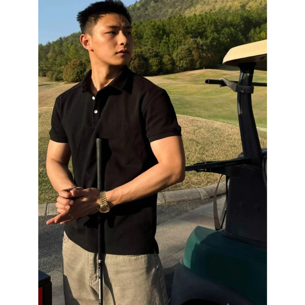 Áo Thun Polo Cổ Cúc 𝐂𝐎𝐎𝐋𝐂𝐑𝐄𝐖 Vải Cotton Cao Cấp Co Giãn 2 Chiều Unisex Thời Trang Thu Hè APN021
