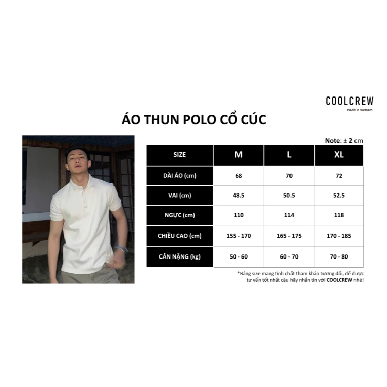 Áo Thun Polo Cổ Cúc 𝐂𝐎𝐎𝐋𝐂𝐑𝐄𝐖 Vải Cotton Cao Cấp Co Giãn 2 Chiều Unisex Thời Trang Thu Hè APN021