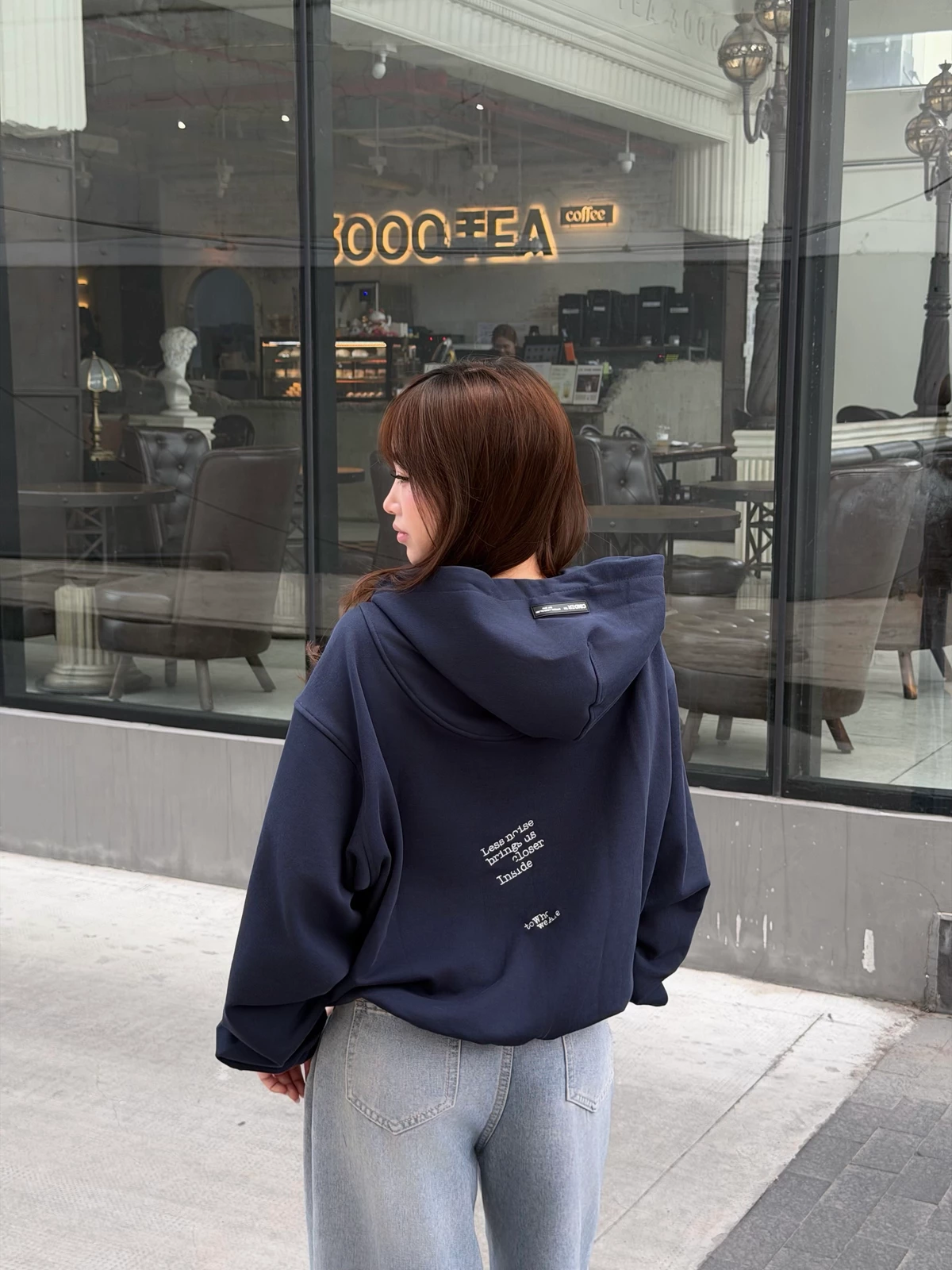 Áo Hoodie Zip Boxy BASE Cinder Form Đẹp, Local Brand Chính Hãng
