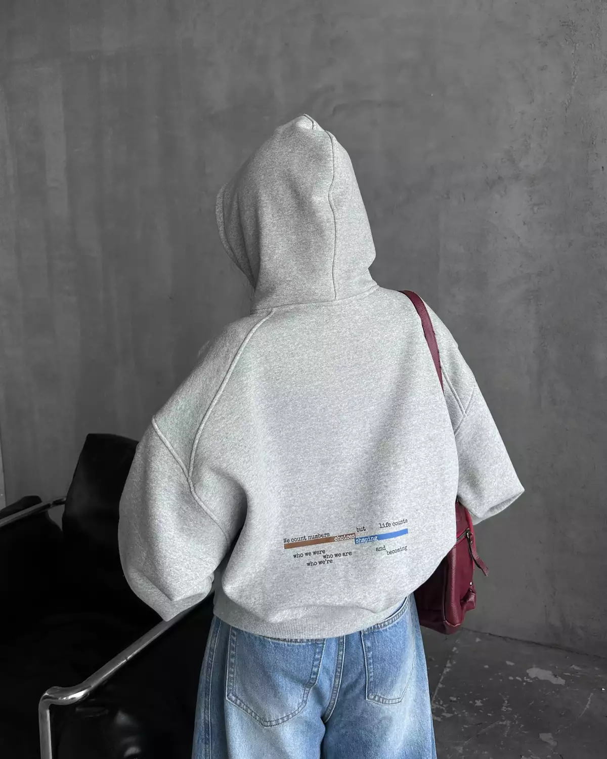 Áo Hoodie Boxy NUMERIC Cinder, Form Đẹp Dành Cho Cả Nam & Nữ, Local Brand Chính Hãng
