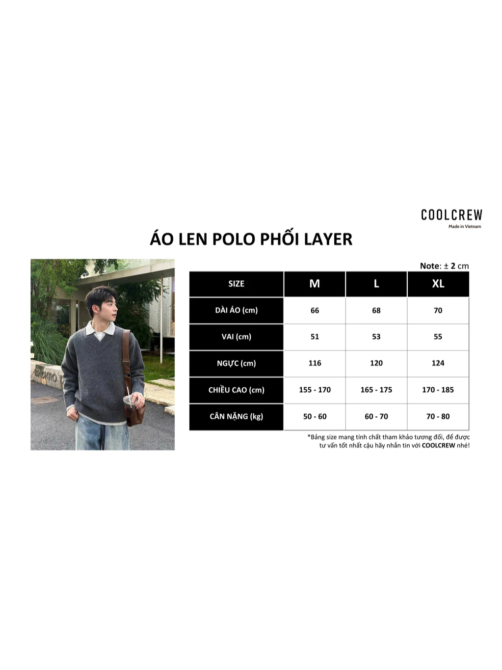 Áo Len Cổ Bẻ Layer 𝐂𝐎𝐎𝐋𝐂𝐑𝐄𝐖 Form Rộng Unisex Nam Nữ Phong Cách Hàn Quốc ALD 05 ALD084