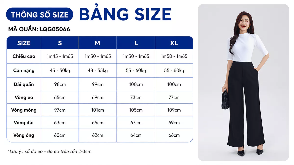 Quần Ống Rộng GUMAC Lưng Liền Chiết Ben Trước Sau Hai Túi Sườn Tiện Lợi Dễ Phối Đồ LQG05066
