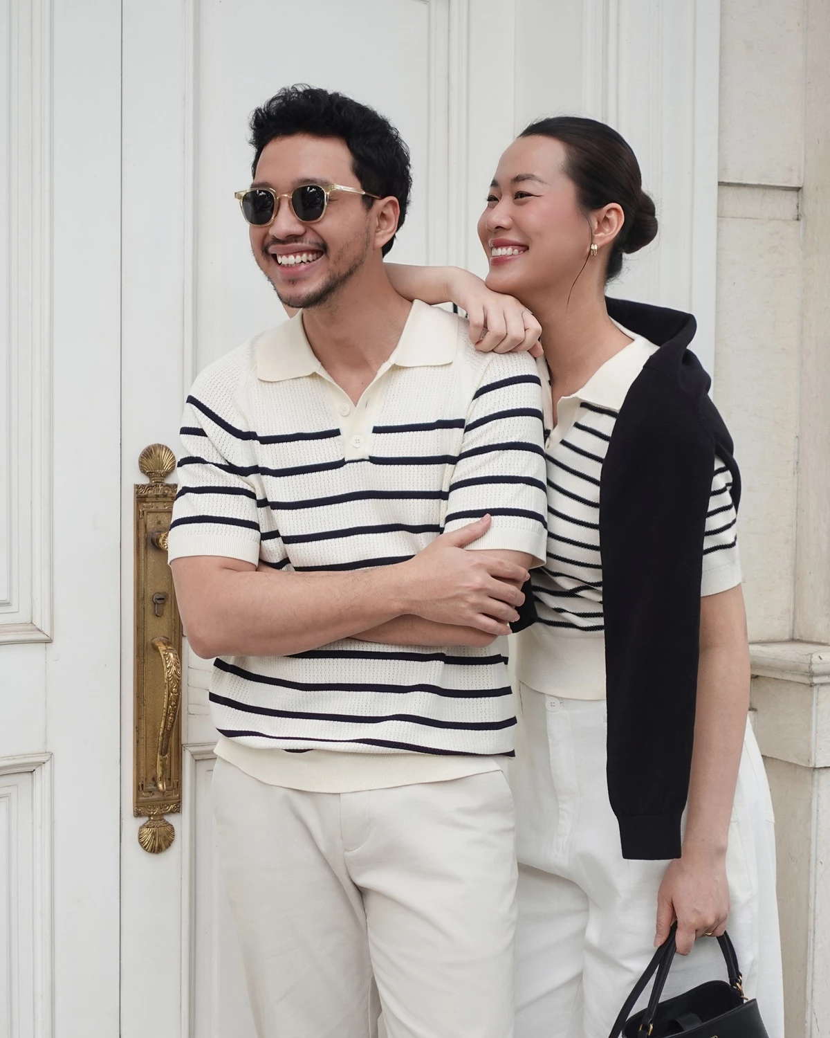 Áo Polo Dệt Kim Nam Tay Ngắn Kẻ Sọc Form Fitted - Routine 10F25KNI019