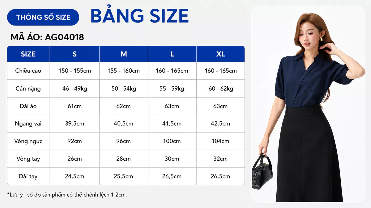 Áo Sơ Mi Nữ GUMAC Form Suông Cổ V Nẹp Đắp Chéo Tôn Dáng Nữ Tính AG04018