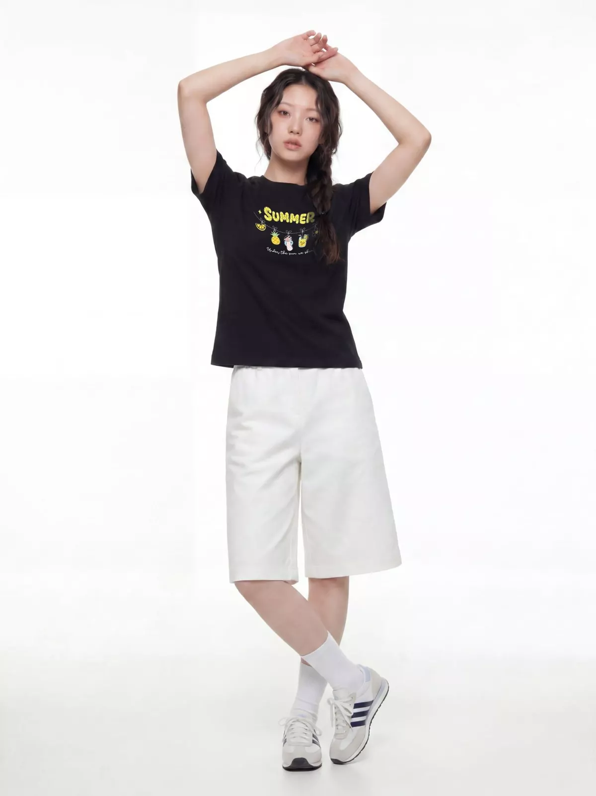 Áo Thun Nữ Baby Fit Graphic Summer LIMEORANGE - LO26111112