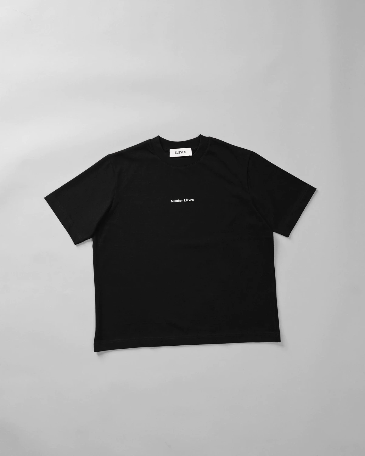 Eleven - Áo Thun Unisex Nam Nữ In Number Eleven Ngang | Màu Đen