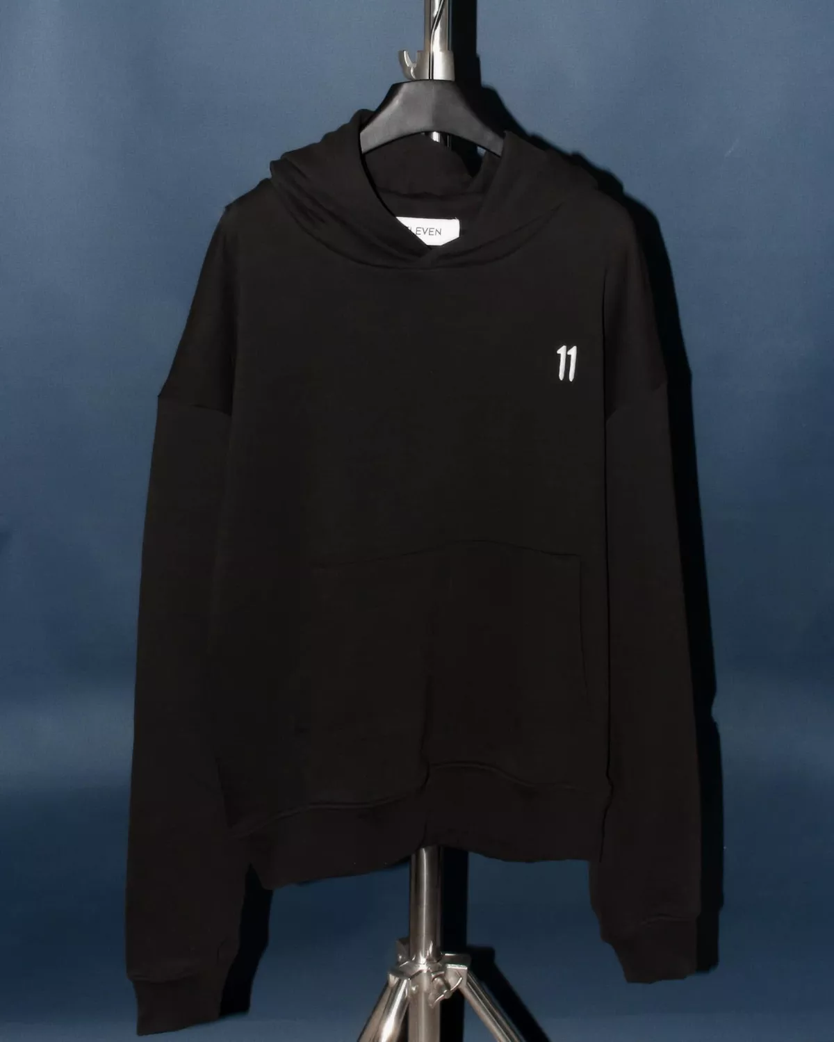 Eleven - Áo Nỉ Hoodie Unisex Nam Nữ Thêu 11 | Màu Đen