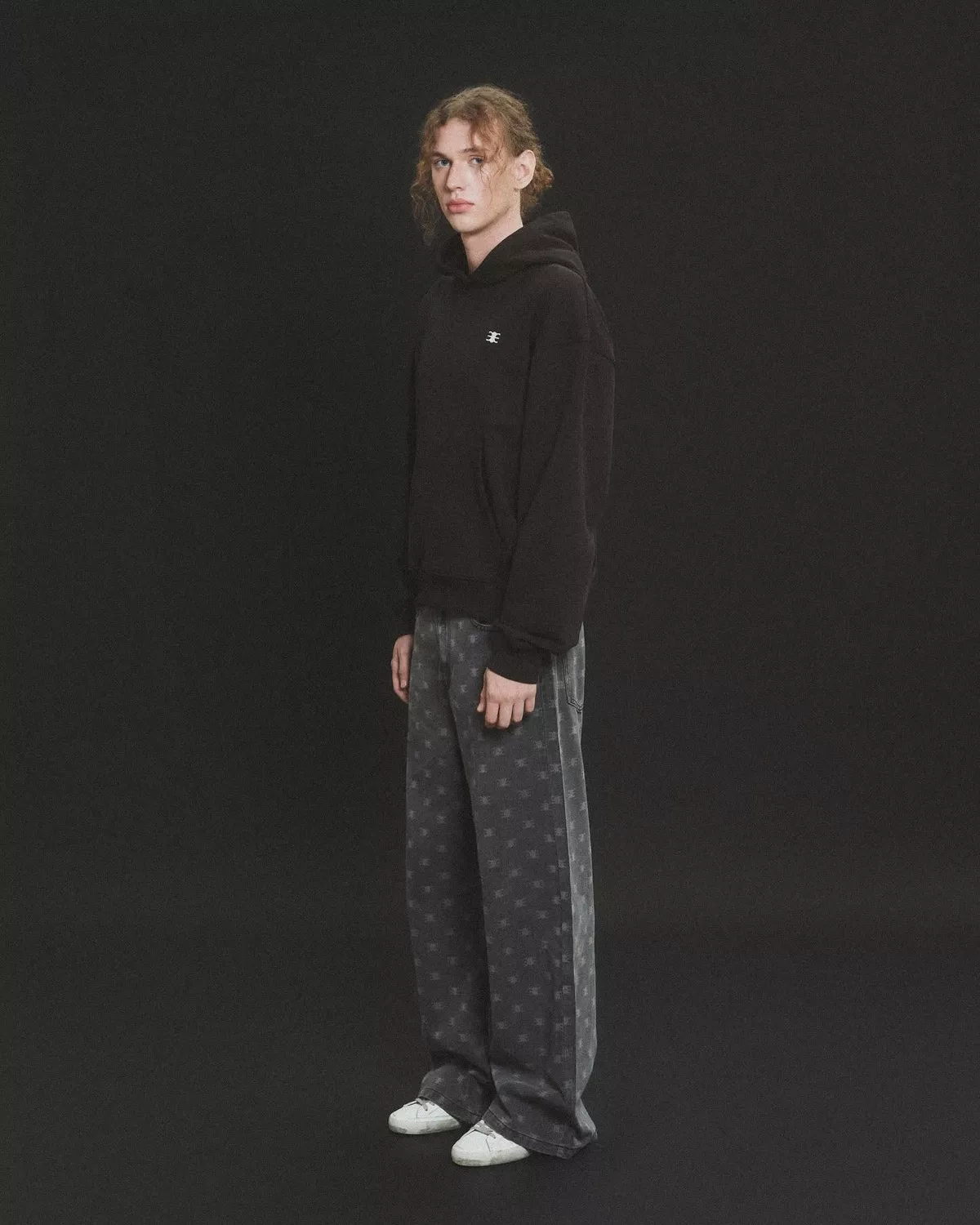 Eleven - Áo Nỉ Hoodie Unisex Nam Nữ Thêu Mono | Màu Đen