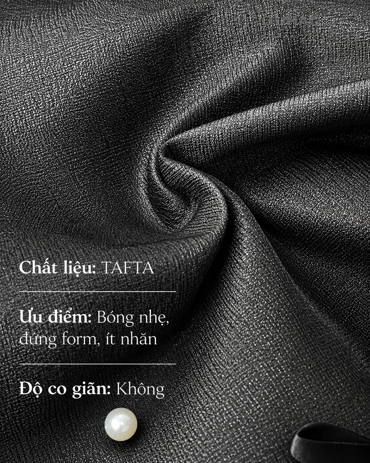 Chân Váy Nữ GUMAC Form A Đính Hạt Phối Nơ Trang Trí Có Lót Quần Thoải Mái Tự Tin Vận Động LVG05047