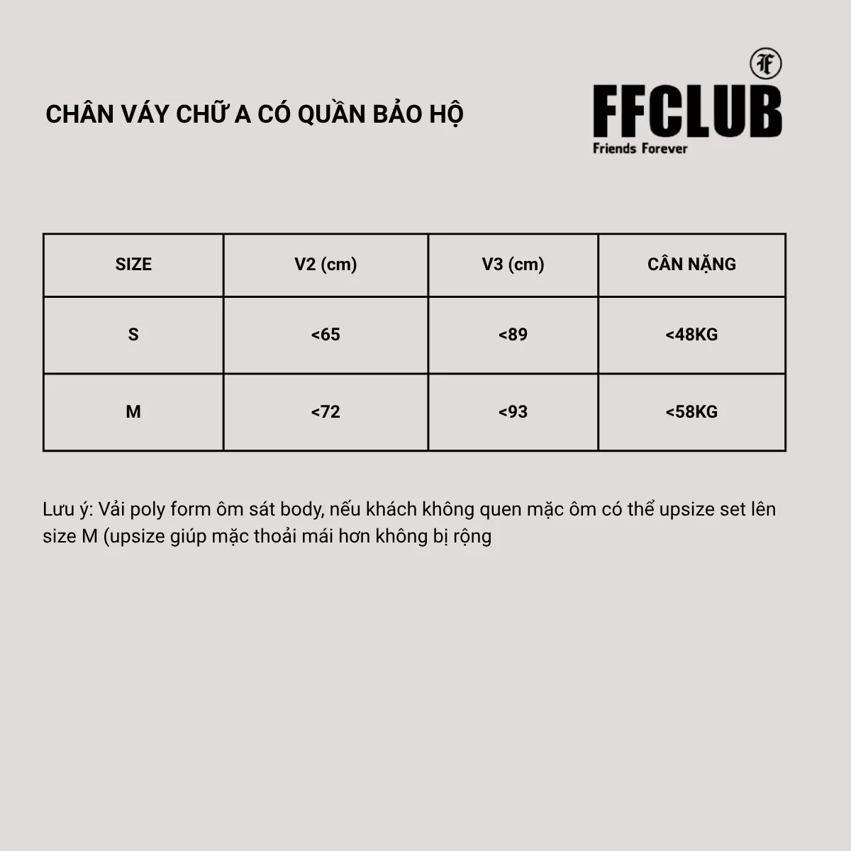 Chân Váy Quần Ngắn Dáng A có Lớp bảo hộ FFCLUB