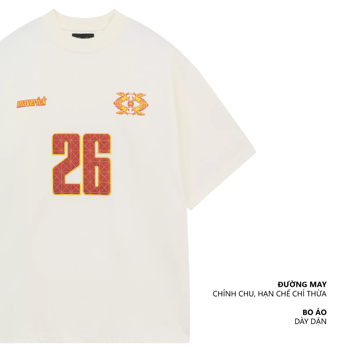 Áo thun MVRK World Cup 26 Unisex Form Boxy 250 GSM 100% Cotton Compact, Áo Mặc Hàng Ngày Thoải Mái Thấm Hút Tốt