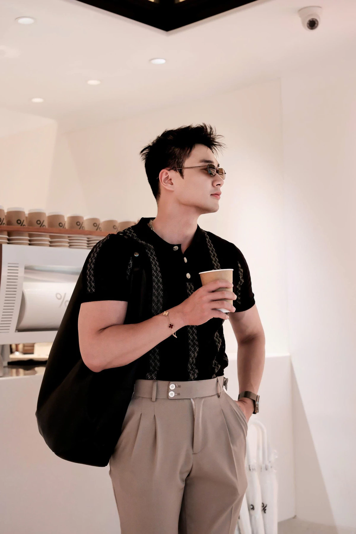 Quần Tây Nam SSS Crop Trousers Form Cropped Ống Suông Xếp Ly Sợi Cupro Cao Cấp