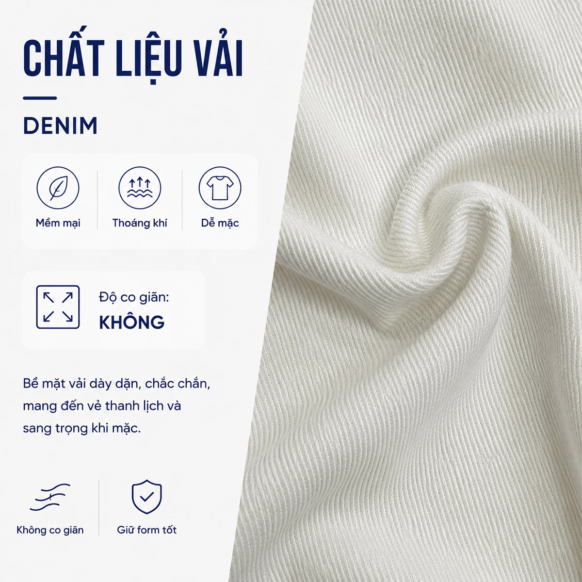 Chân Váy Jeans Nữ GUMAC Form A Dài Qua Gối Thanh Lịch Tôn Dáng Hiện Đại LVG06046