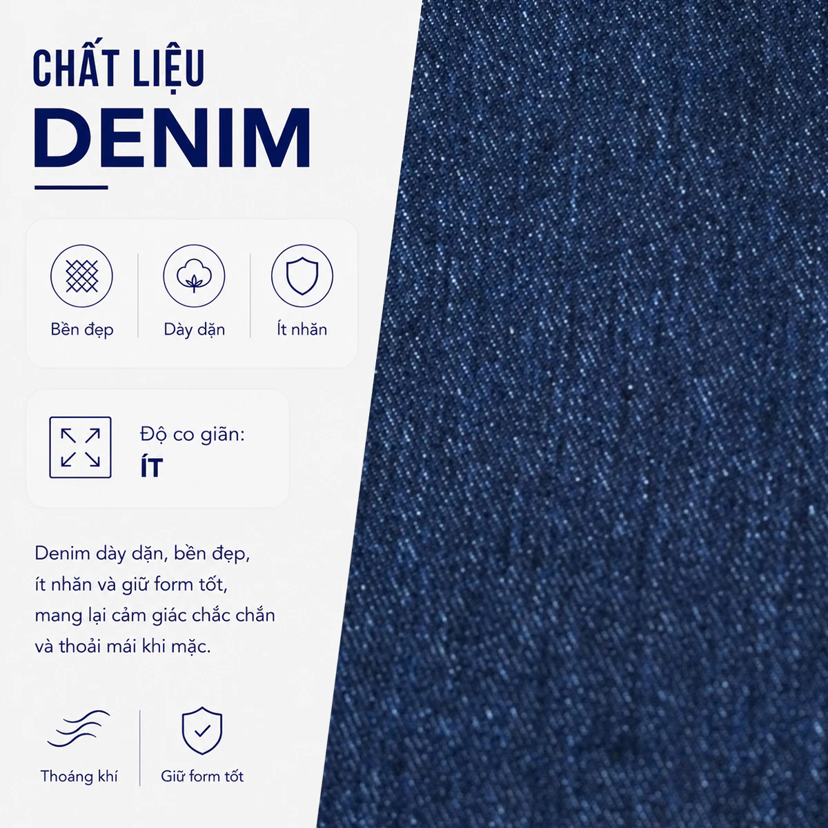 Chân Váy Jeans Nữ Gmorning - GUMAC Form Ngắn Tôn Dáng Thêu Chữ Cá Tính Thời Trang YVJF12089