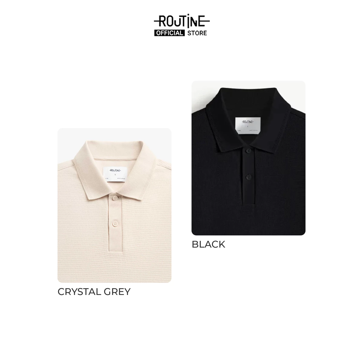 Áo Polo Tay Ngắn Nam Cổ Jacquard Form Fitted - Routine 10F25POL003