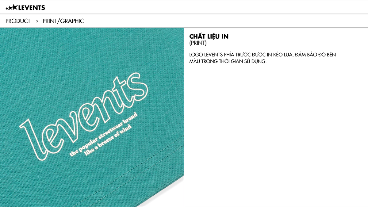 Quần Đùi Levents Play Logo/ Green Shortpants Nỉ Chân Cua