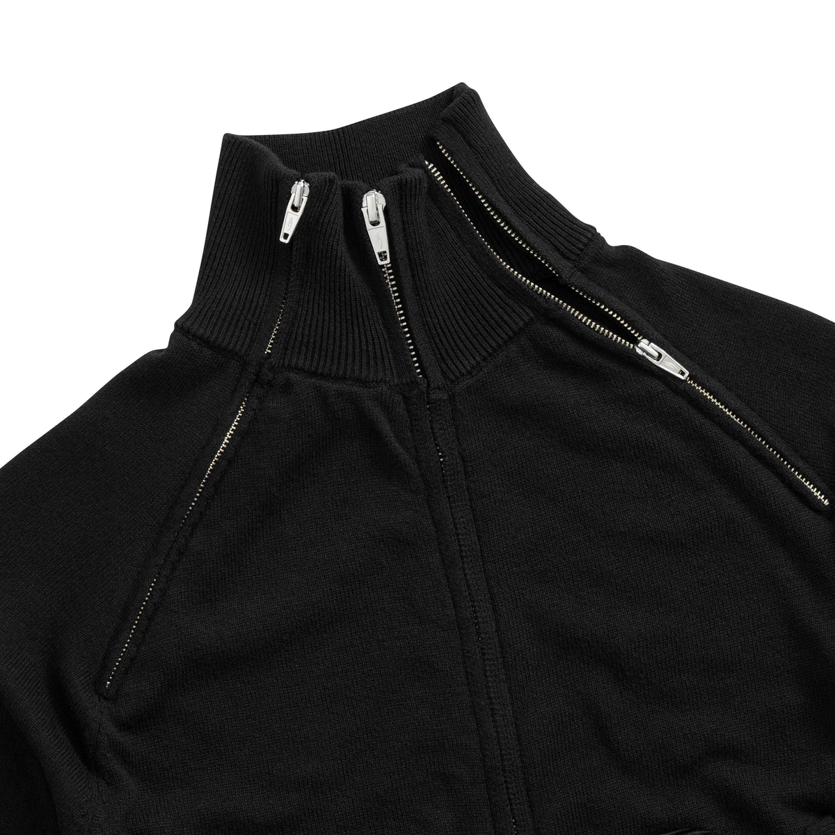 DUAL ZIP KNIT JACKET / ÁO ZIP LEN CỔ CAO / GAMBLE WORLDWIDE